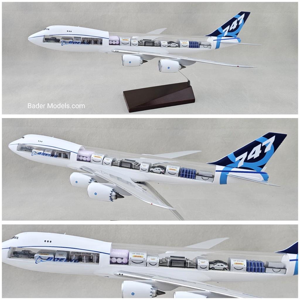 Boeing (House) - B747-8F - (1:100) - 180° Clear Top